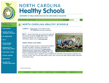 Tablet Screenshot of nchealthyschools.org